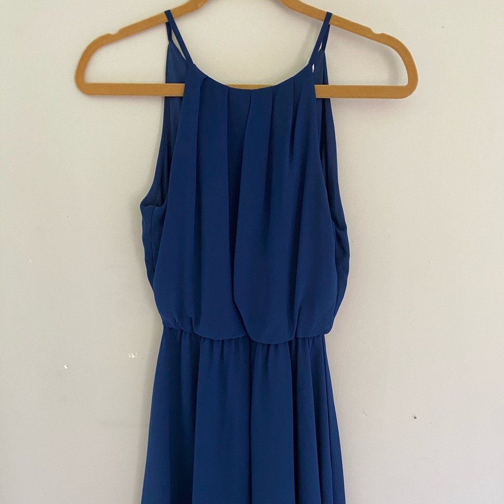 Francesca’s blue dress